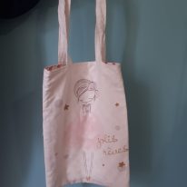 Tote Bag doublé réalisée en matériau de récupération