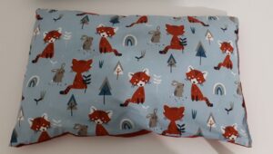 Coussin avec tissu renard